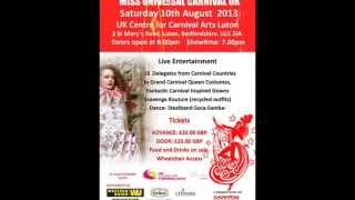 TCTK Media: Carivog International - Miss Universal Carnival UK 2013 Winner by DJ Mr.P