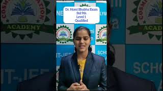 #Dr. Homi Bhabha Balvaidyanik Exam. Level 1 Qualified Std 9th. #CFA