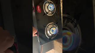 Pigeon gas stove 3 burner bought from smart bazar at Rs. 2199