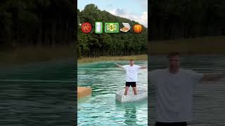 Will a basketball boat hold my weight? 🏀#mrbeast#MrBeast#shorts#topshorts