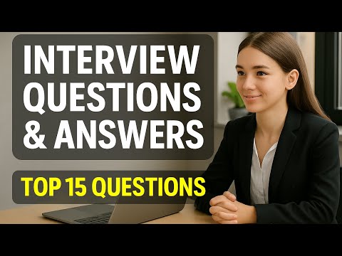 15 Most Asked Interview Questions with Perfect Answers | Job interview Questions Answers