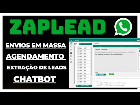 ZAPLEAD - Funções completas para "Envios, Funil, Extração, Agendamento e Ligação"