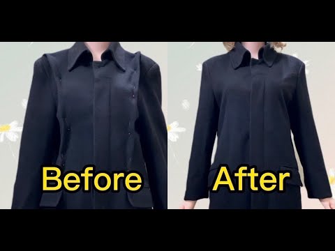 How to shrink a coat to make it more compact and beautiful. Simple - Save money.