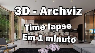 3D Archviz Time-Lapse