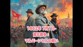 1862年 7月1日 南北戦争：マルバーンヒルの戦いー半島戦役の終焉と南北戦争の転機