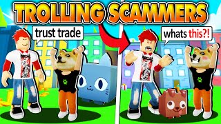 We Pretended to be Poor to Scam a Scammer in Pet Simulator X