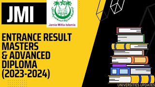 JMI ENTRANCE RESULT#jmi #result #masters #advanced #diploma#2023 #2024#entrance