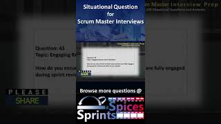 Scrum Master - SM Interview Question 43 of 200 #scrummasterinterview #scrummaster #agileinterview