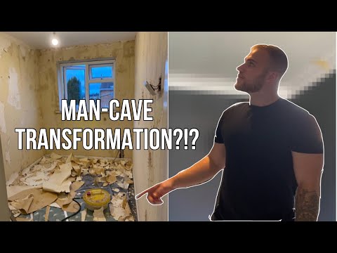 Man Cave Vlog pt1 | How to Fit a Frameless Mirror