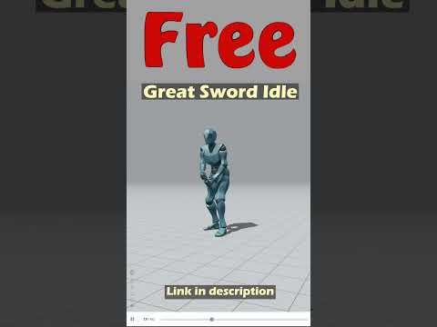 Great Sword Idle. Free Mixamo animation for Daz Studio's Genesis 9