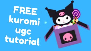 kuromi BOX OF MISCHIEF?? roblox free ugc 2024 !