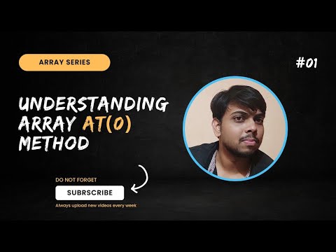 Array Episode 1 | The At Method| Hindi | Code With Soumyajeet
