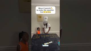 Move 2 pencils✏️to make the equation true🤔🤣🤣🤣 #Trivia #Math #Comedy #TBFunnyASF