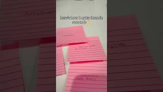 How I make flashcards in seconds ⏰ #students #college #studytips