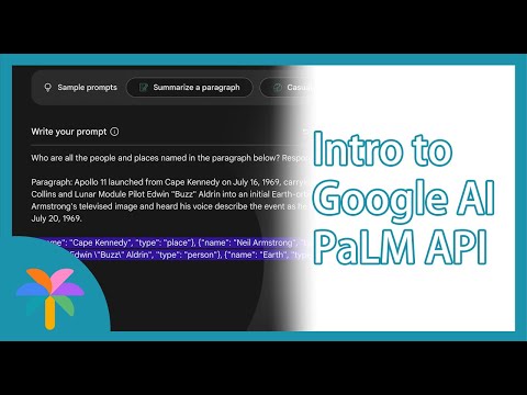 Intro to Google  generative AI PaLM API tutorial