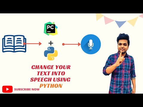 Python text to speech|| change text into any language || Learn python