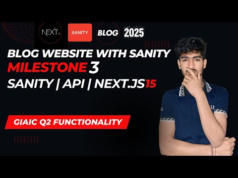 Build a Blog Website with Sanity and Nextjs15