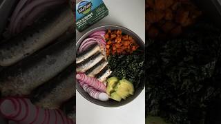 How to make a Sardine Buddha Bowl #wildplanet #sardine #sardinerecipe #shorts #buddhabowls #recipes