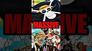 The Straw Hat Grand Fleet Is MASSIVE! #anime #onepiece #luffy #shorts