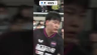 Beautiful backhand! 🔥 Sora Matsushima vs Hiroto Shinozuka #tabletennis #pingpong #wtt