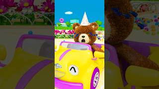 Wheels on the Bus Adventure Bear & Friends Cry Again Koka TV #nurseryrhymes #shorts #wheelsonthebus