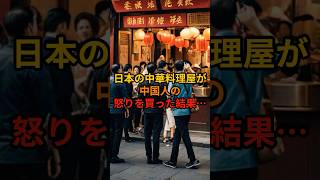 日本の中華料理屋が中国人の怒りを買った結果…