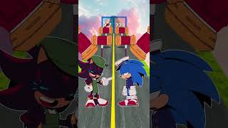 POV Epic Kiss or Punch Run:Sonic vs. Shadow Day 34 Challenge! #SonicTheHedgehog #Sonic