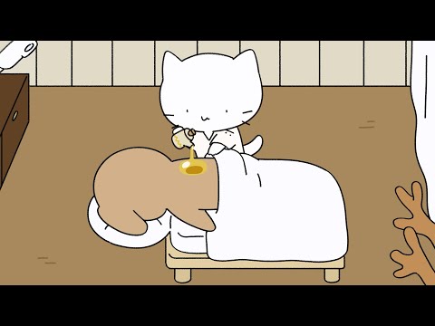 Cat's Winter Spa🌨️ (ASMR Animation)