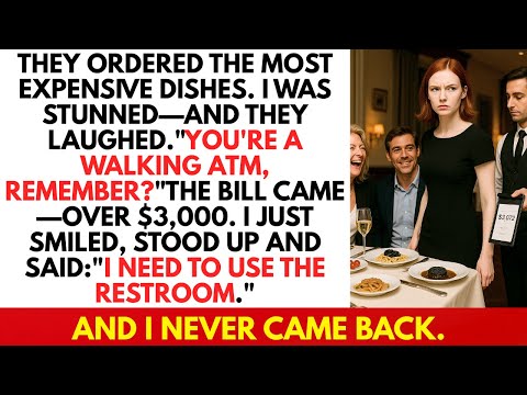 My Family Ordered The Most Expensive Dishes And Said, 'You're our ATM!' — The $3000 Bill Bade Them..