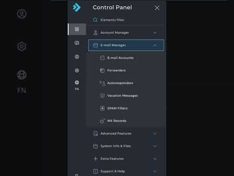 Creating email account in DirectAdmin