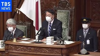 国会で珍プレー 副議長が国会を“解散”