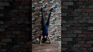 Handstand challenge #day62 #365daysofpractice #learning #dontgiveup  #love #calisthenics #shorts