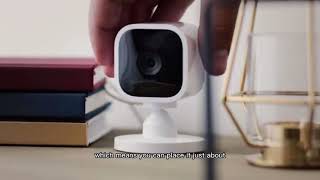 Blink Mini|Compact indoor plug-in smart security camera,1080pHDvideo,motion detection,WorkswithAlexa