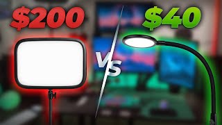 Expensive Elgato Key light vs cheap LED light - what do you need? (Plus additional lighting tips!)