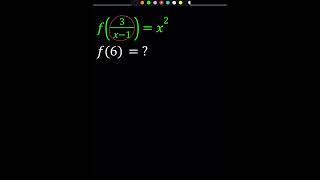I Solved A Functional Equation #algebra #functions #functionalequations