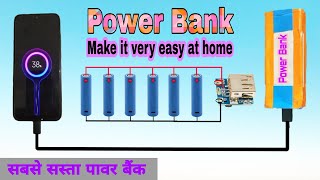 Homemade power bank / power  bank for mobile / #powerbank #homemadepowerbank