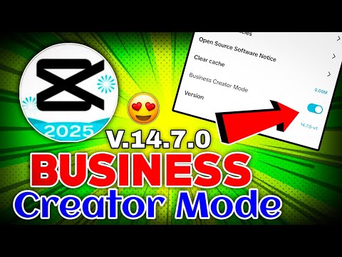 Capcut Business Creator Mode Not Showing | Capcut 14.7.0  में Business Creator Mode On कैसे करें  💯✅