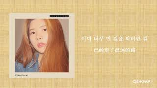 [韩中字幕] 우연수 - 아프지 말고 아프지 말자  ( 가사 / 歌词 )