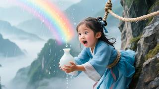 採藥女孩意外墜落懸崖下的秘境，竟收集到能起死回生的彩虹雨！命運改變！