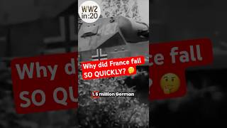 How Did Germany Beat France So Quickly? WW2 in 20 🪖💥 #WWII #WW2History #WW2Facts