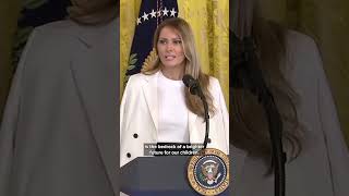 First lady Melania Trump shares Mother's Day message
