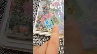 how to make small dairy #journalart #green #diy #stickerart