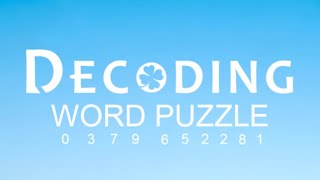 Decoding Word Puzzle (by Yisework) IOS Gameplay Video (HD)