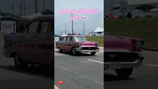 Classic #57chevy #trifive #americana #oldschool #nsra #louisville #carshow #carshorts #classic #cute