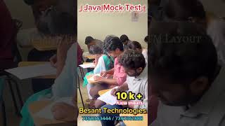 Java Mock Test🔥 | Besant Technologies BTM #java #besanttechnologiesplacements #Fullstack