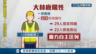 高雄中油大林廠一名員工快篩"陽性"! 廠方緊急召回2千人採檢 自主匡列22人"團進團出"管理 確診航警同住孫子驗出陽性 幼兒園緊急停課│【LIVE大現場】20220216│三立新聞台