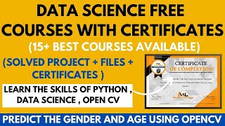 Data Science Free Courses with Certificates | Predict the Gender and Age Using OpenCV