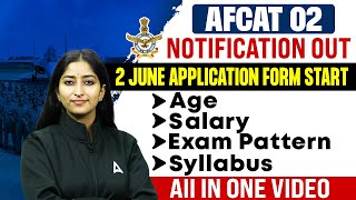 AFCAT 02/2025 Notification OUT | Salary, Age, Syllabus, Form Date, Exam Pattern – All Details Here!