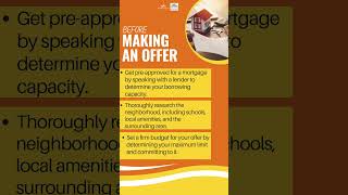 Before making an offer, there are several #keyfactors you need to consider. | #teamwajid