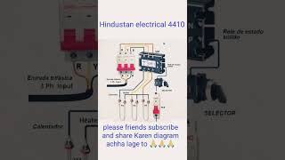 Three phase heating control diagram#This system shows how a solid state relay(SSR) controls#shortvid